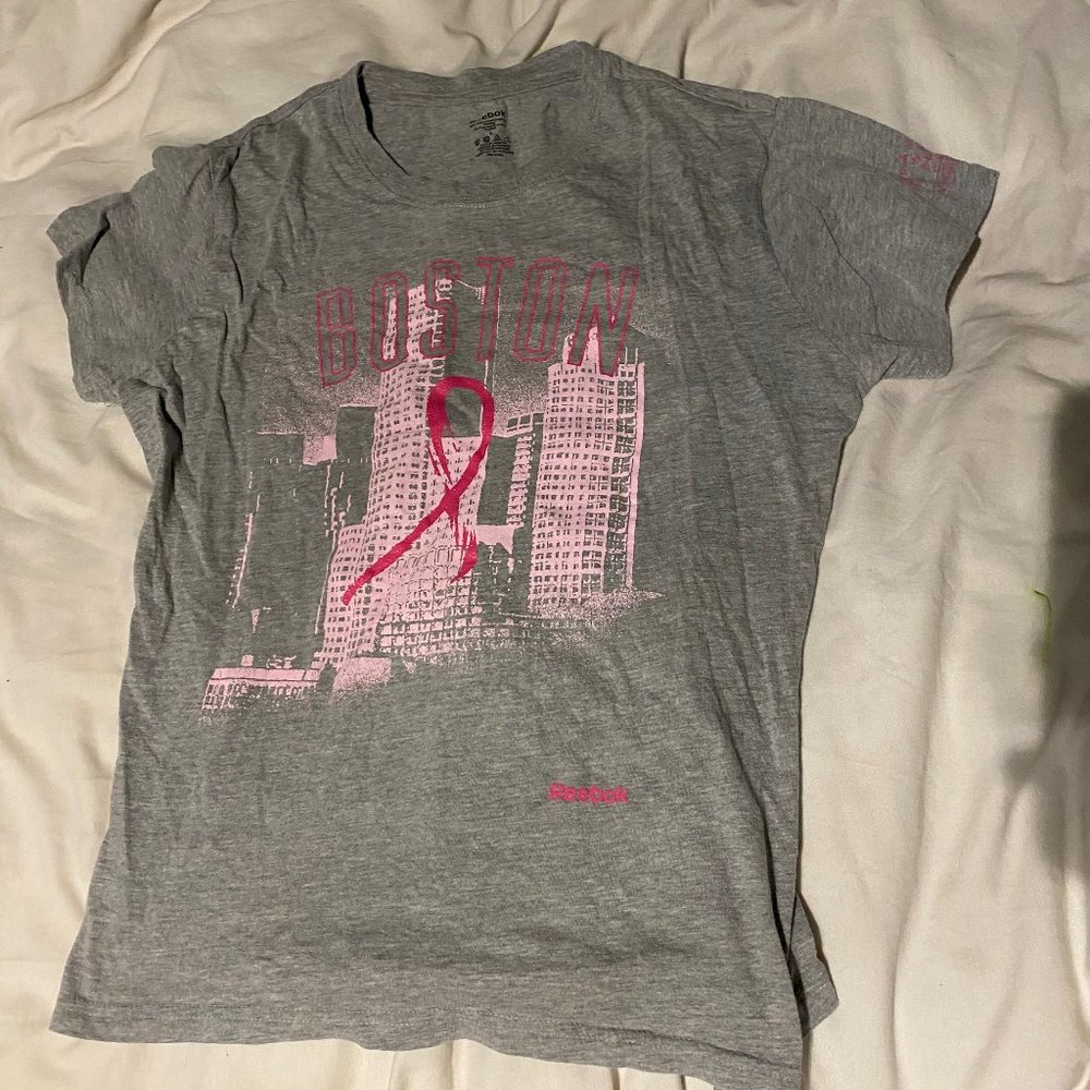 Boston strong reebok tee